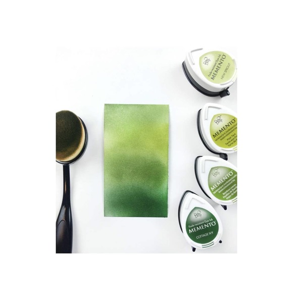 Tsukineko 4-Pack Assortment Memento Dew Drops Fade-Resistant Ink, Greenhouse - Picture 4 of 6